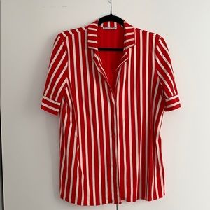 Women’s Zara T-Shirt Button Down